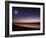 The Moon and Venus at Twilight from the Beach of Pinamar, Argentina-Stocktrek Images-Framed Photographic Print