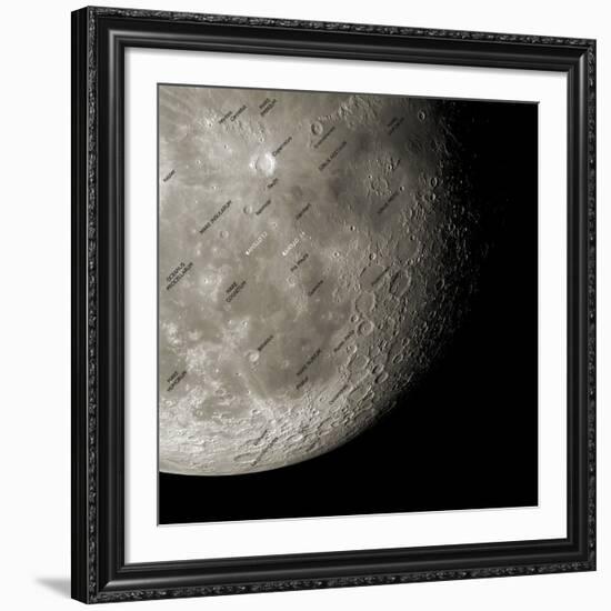 The Moon From Space, Artwork-Detlev Van Ravenswaay-Framed Photographic Print