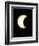 The Moon Partially Covers the Sun During the Peak of an Annular Eclipse Seen from Tel Aviv-null-Framed Photographic Print