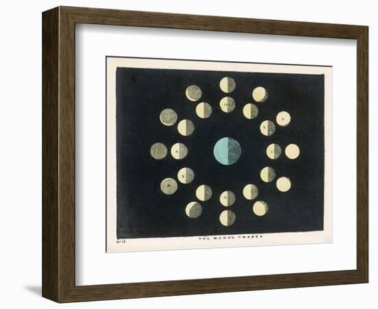 The Moon's Phases-Charles F. Bunt-Framed Art Print