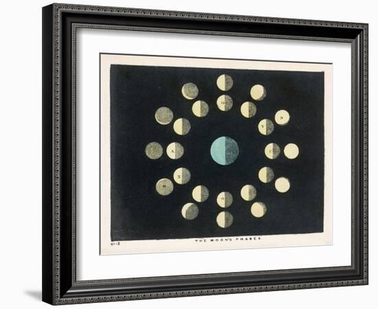 The Moon's Phases-Charles F. Bunt-Framed Art Print