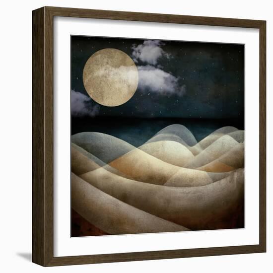 The Moon the Sea-null-Framed Giclee Print