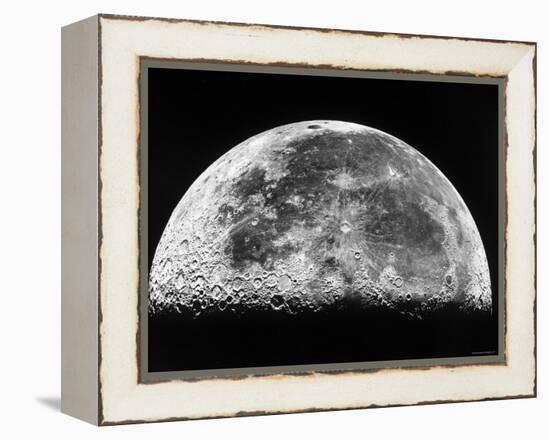 The Moon-Stocktrek Images-Framed Premier Image Canvas