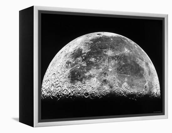 The Moon-Stocktrek Images-Framed Premier Image Canvas