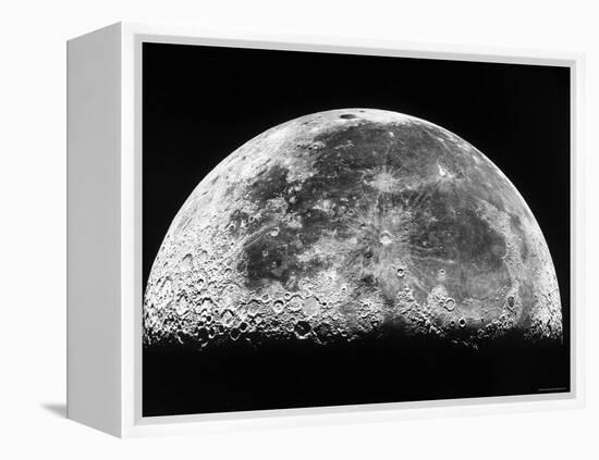 The Moon-Stocktrek Images-Framed Premier Image Canvas