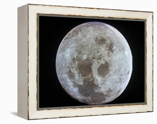The Moon-Stocktrek Images-Framed Premier Image Canvas