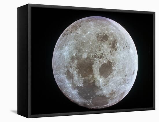 The Moon-Stocktrek Images-Framed Premier Image Canvas