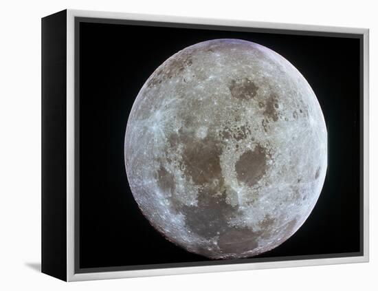 The Moon-Stocktrek Images-Framed Premier Image Canvas