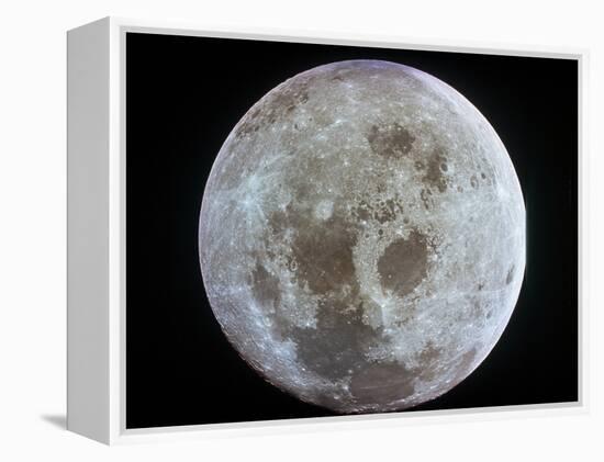 The Moon-Stocktrek Images-Framed Premier Image Canvas