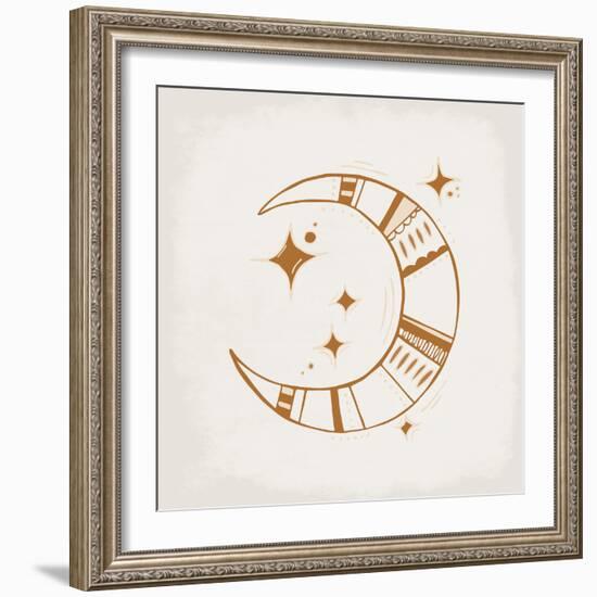 The Moon-Kimberly Allen-Framed Art Print