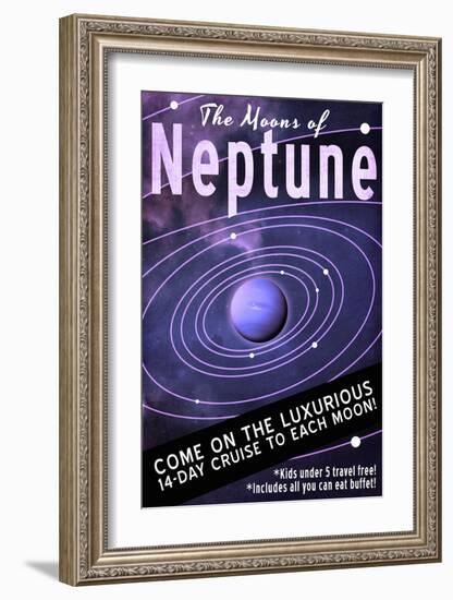 The Moons of Neptune-Lynx Art Collection-Framed Art Print