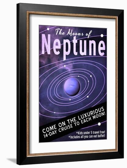 The Moons of Neptune-Lynx Art Collection-Framed Art Print