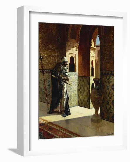 The Moorish Guard, the Alhambra-Rudolphe Ernst-Framed Giclee Print