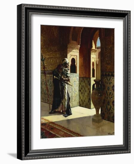 The Moorish Guard, the Alhambra-Rudolphe Ernst-Framed Giclee Print