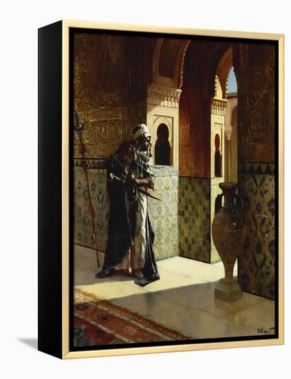 The Moorish Guard, the Alhambra-Rudolphe Ernst-Framed Premier Image Canvas