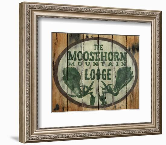 The Moosehorn Mountain Lodge-Katelyn Lynch-Framed Art Print