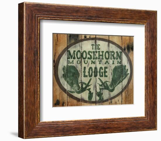 The Moosehorn Mountain Lodge-Katelyn Lynch-Framed Art Print