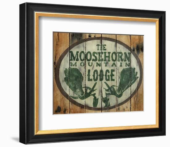 The Moosehorn Mountain Lodge-Katelyn Lynch-Framed Art Print
