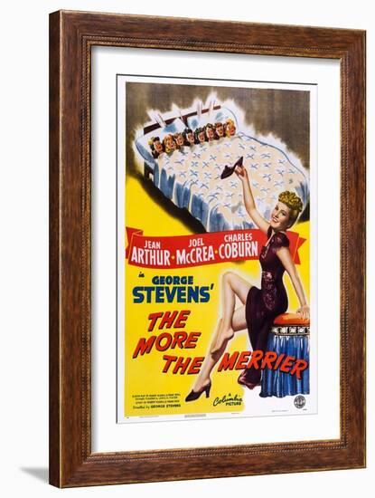 The More the Merrier, Jean Arthur, 1943-null-Framed Art Print