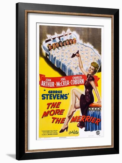 The More the Merrier, Jean Arthur, 1943-null-Framed Art Print