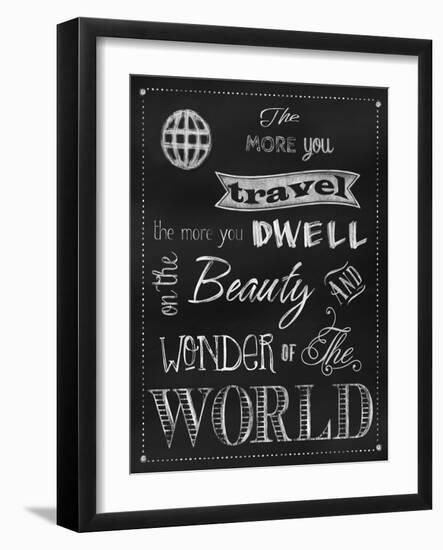 The More You Travel-Tina Lavoie-Framed Giclee Print