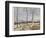 The Moret Railroad Station in Winter (Pastel on Paper)-Alfred Sisley-Framed Giclee Print