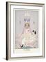 The Morning, 1925 (Pochoir Print)-Georges Barbier-Framed Giclee Print