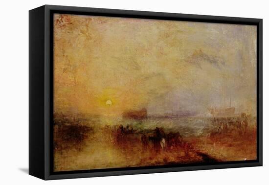 The Morning after the Wreck, C.1835-40 (Oil on Canvas)-Joseph Mallord William Turner-Framed Premier Image Canvas