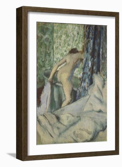 The Morning Bath, 1887-90-Edgar Degas-Framed Giclee Print