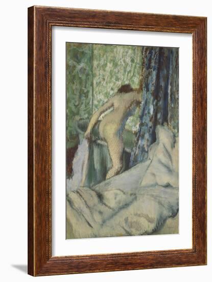 The Morning Bath, 1887-90-Edgar Degas-Framed Giclee Print