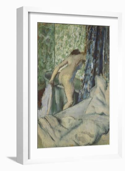 The Morning Bath, 1887-90-Edgar Degas-Framed Giclee Print