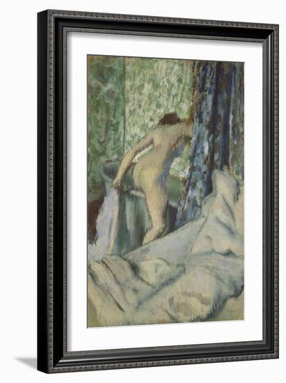 The Morning Bath, 1887-90-Edgar Degas-Framed Giclee Print