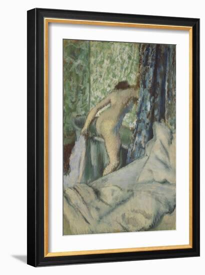 The Morning Bath, 1887-90-Edgar Degas-Framed Giclee Print