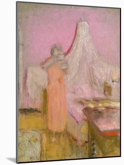 The Morning Cup of Tea. La Tasse De the Du Matin-Edouard Vuillard-Mounted Giclee Print