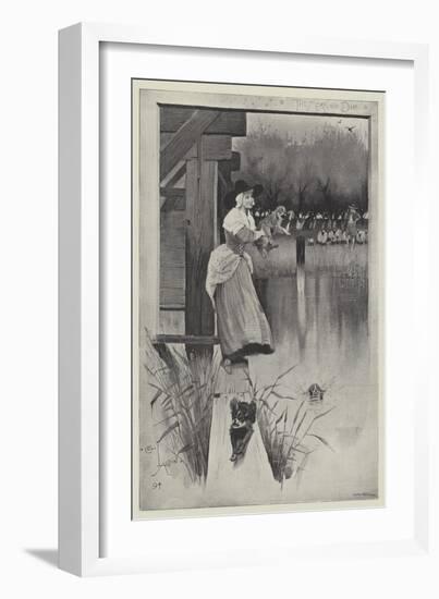The Morning Dip-Cecil Aldin-Framed Giclee Print