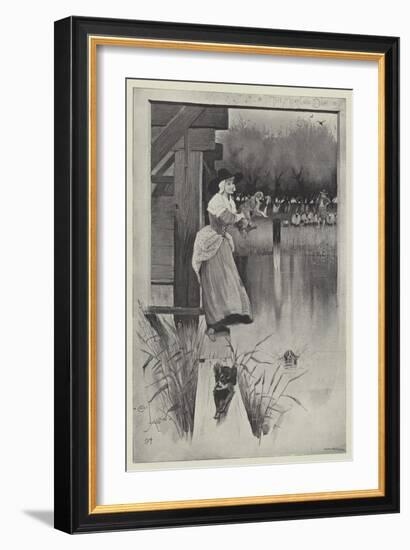 The Morning Dip-Cecil Aldin-Framed Giclee Print