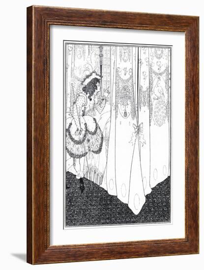 The Morning Dream-Aubrey Beardsley-Framed Art Print