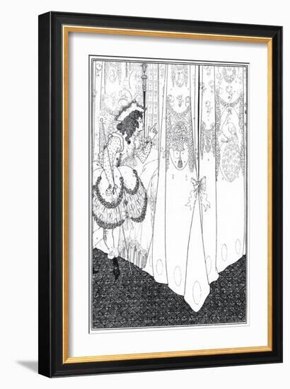 The Morning Dream-Aubrey Beardsley-Framed Art Print