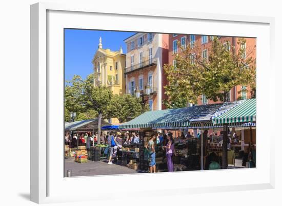 The Morning Fruit and Vegetable Market-Amanda Hall-Framed Photographic Print