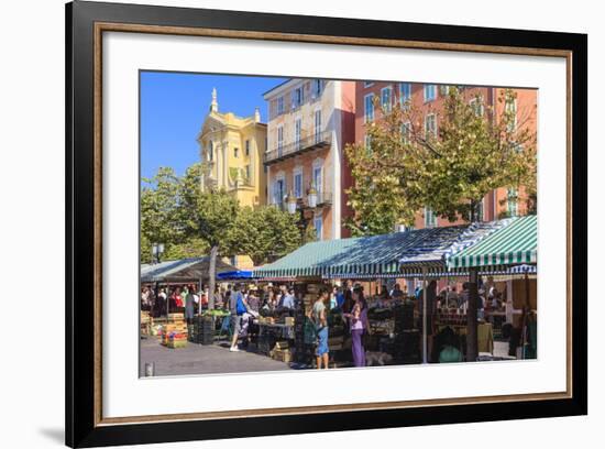 The Morning Fruit and Vegetable Market-Amanda Hall-Framed Photographic Print