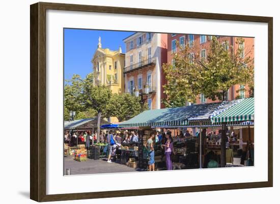 The Morning Fruit and Vegetable Market-Amanda Hall-Framed Photographic Print