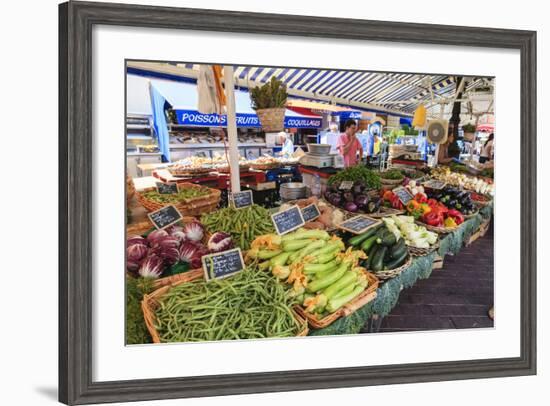 The Morning Fruit and Vegetable Market-Amanda Hall-Framed Photographic Print