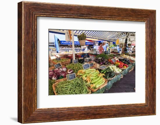 The Morning Fruit and Vegetable Market-Amanda Hall-Framed Photographic Print