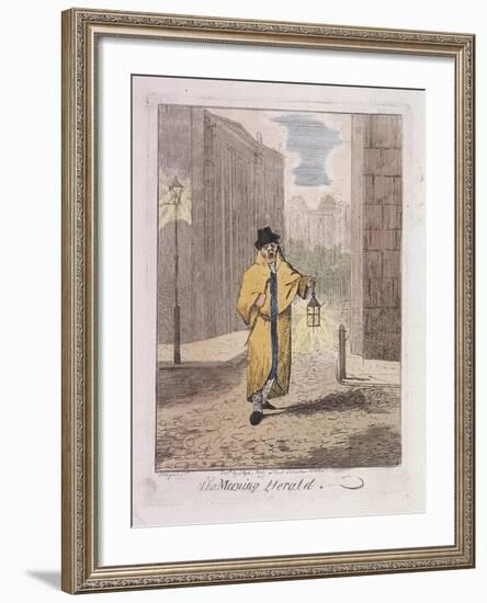 The Morning Herald' from Cries of London, 1826-John Henry Lynch-Framed Giclee Print