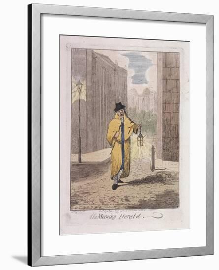 The Morning Herald' from Cries of London, 1826-John Henry Lynch-Framed Giclee Print