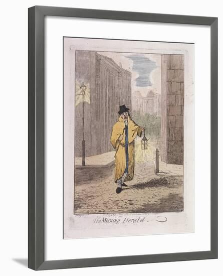 The Morning Herald' from Cries of London, 1826-John Henry Lynch-Framed Giclee Print