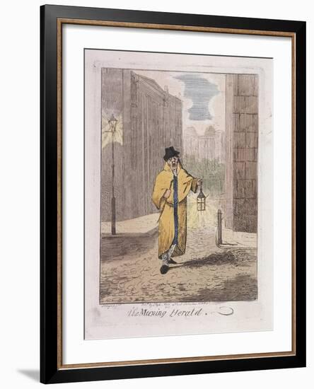 The Morning Herald' from Cries of London, 1826-John Henry Lynch-Framed Giclee Print