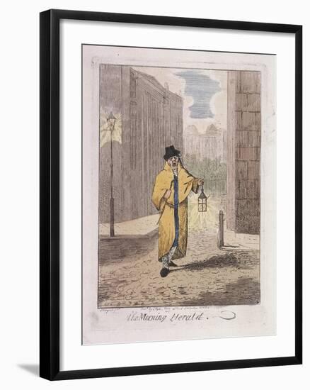 The Morning Herald' from Cries of London, 1826-John Henry Lynch-Framed Giclee Print