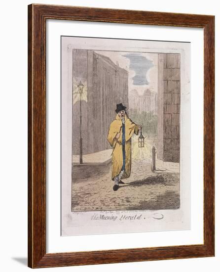 The Morning Herald' from Cries of London, 1826-John Henry Lynch-Framed Giclee Print