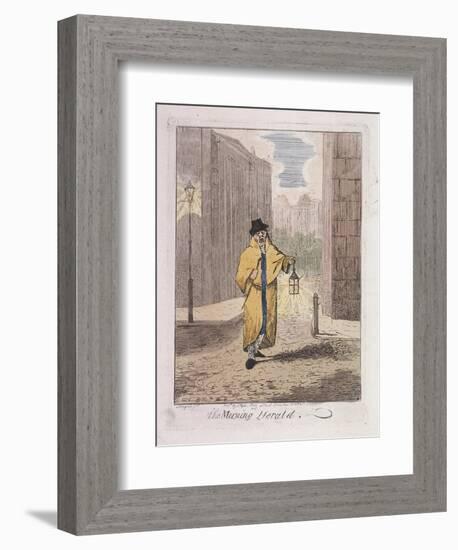 The Morning Herald' from Cries of London, 1826-John Henry Lynch-Framed Giclee Print